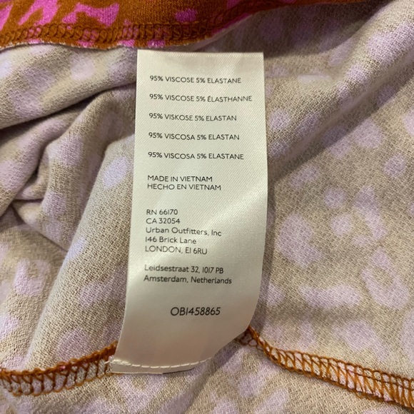 Free People Marsaille Mini Dress in Rust combo size XL - Picture 8 of 10